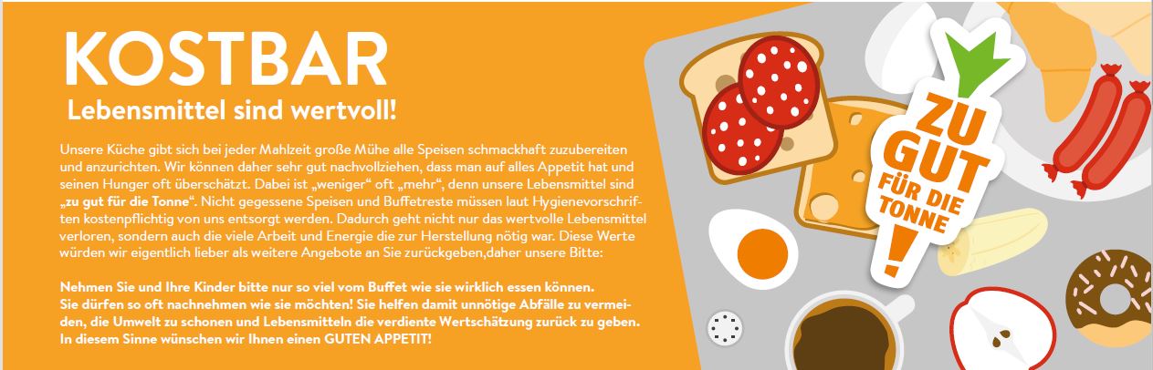 Lebensmittelreste – zu gut für die Tonne!!